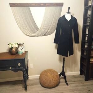 Celine by Champion Mohair Collar Trench Coat Sz L